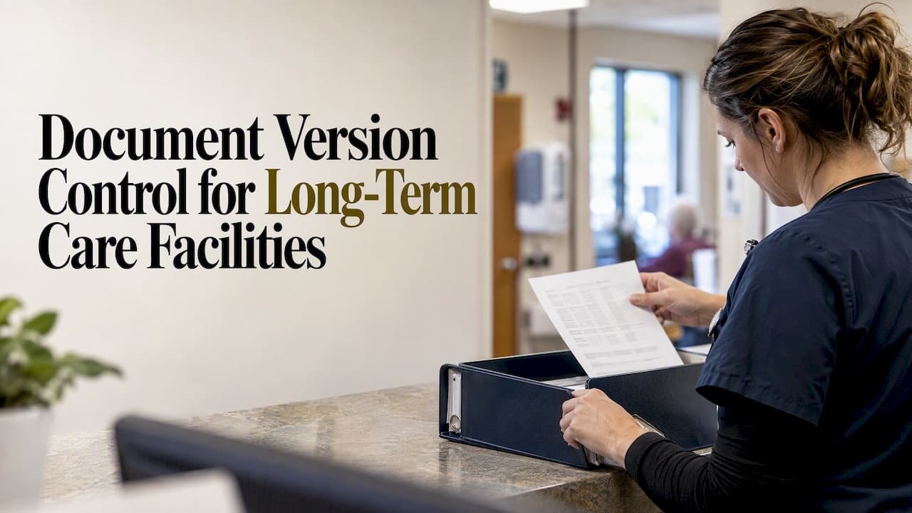 Document Version Control for Long-Term Care Facilities